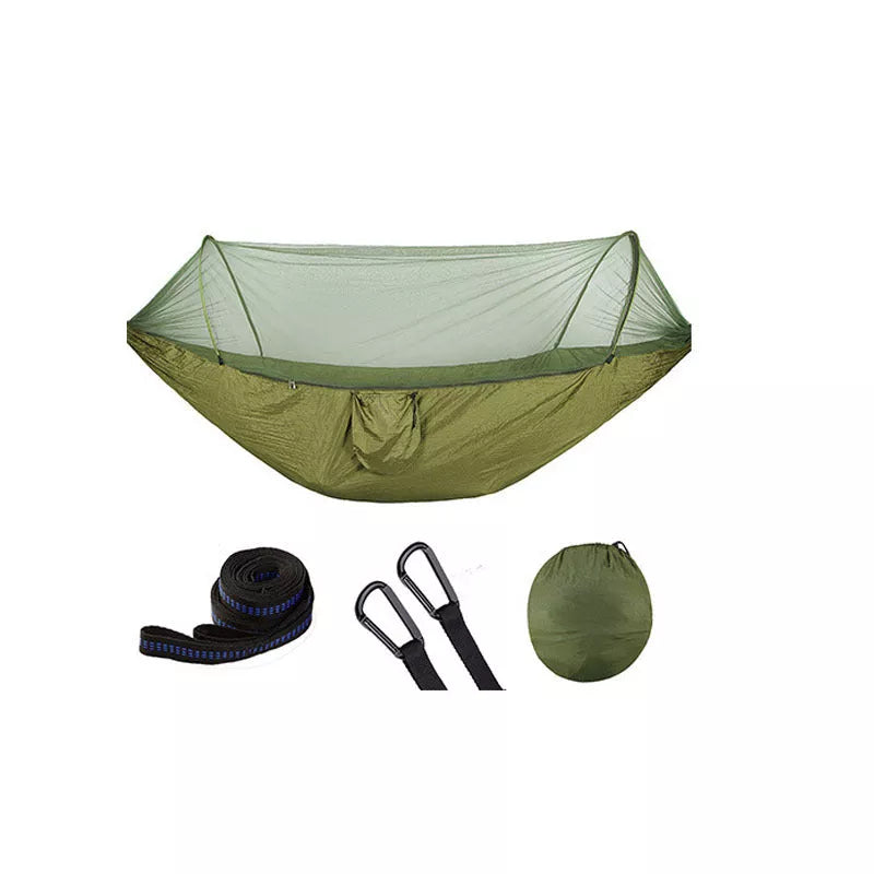 New parachute cloth mosquito net hammock in various colors for outdoor camping