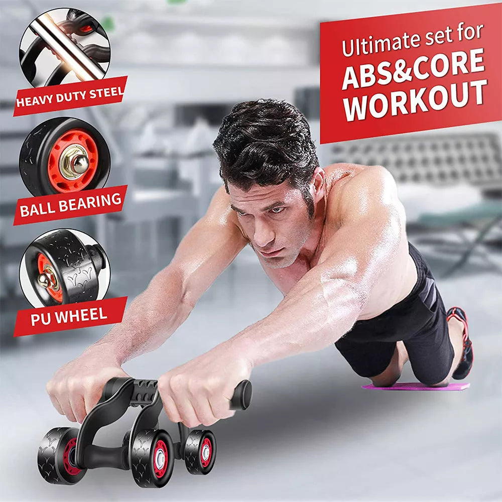 Push-Up Bracket Rebound Pull Rope for core strengthening workouts