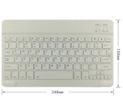 Ultra-thin wireless keyboard and mouse set in Macaron colours, compatible with Apple, scissor keyboard, 24.5x15x0.6cm.