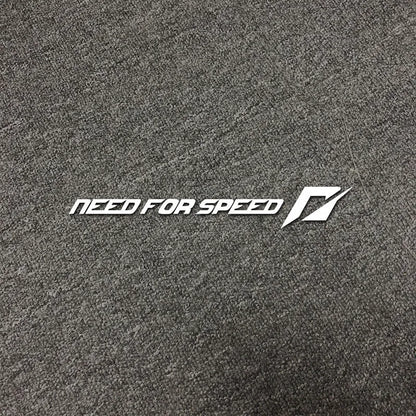 Need For Speed inspired vinyl car decal for windshield or side window application
