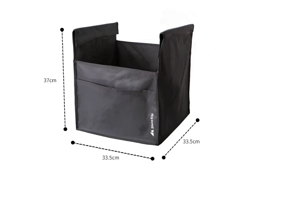 Aluminium folding outdoor table with waterproof Oxford fabric and storage pocket