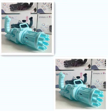 Colorful bubble blower machine toy for kids with various color options and bubble solution