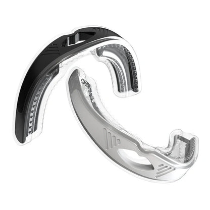 Anti-snoring device braces apnea guard in black and white options