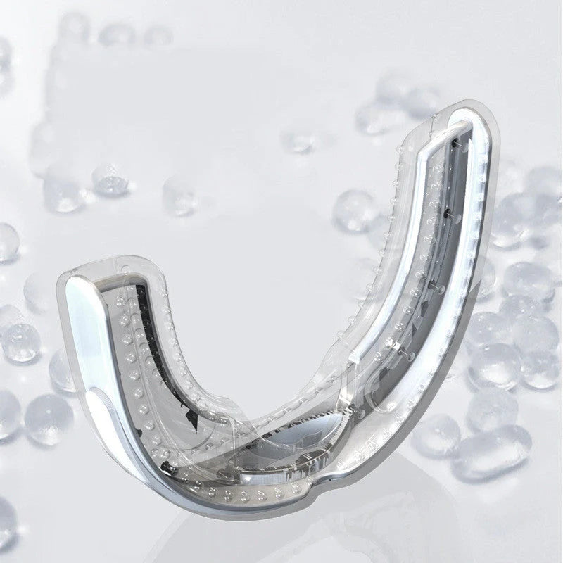 Anti-snoring device braces apnea guard in black and white options