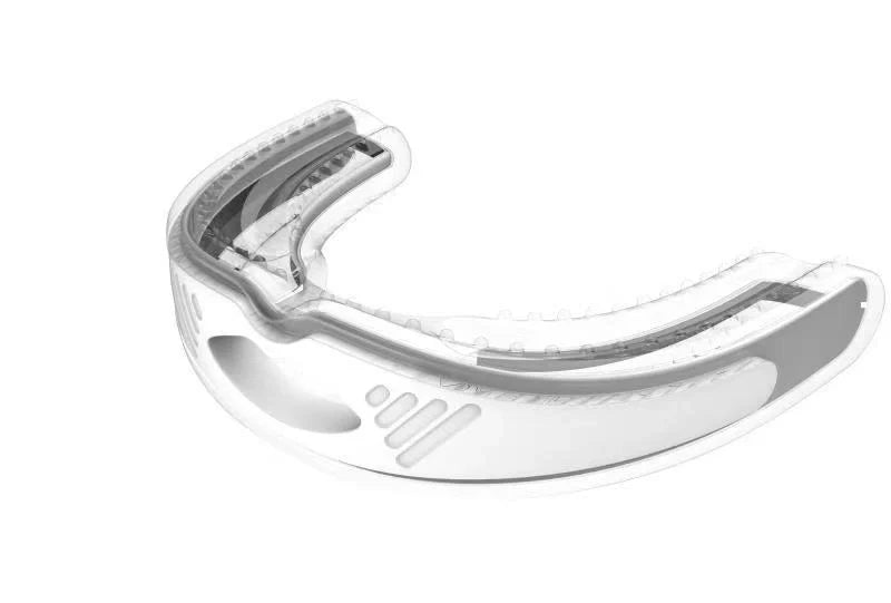 Anti-snoring device braces apnea guard in black and white options