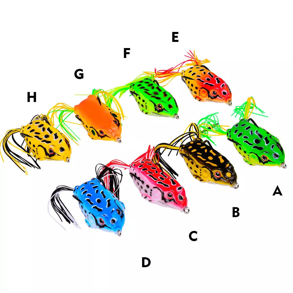 Thunder Frog Simulation Fake Bait in various colors for bass fishing