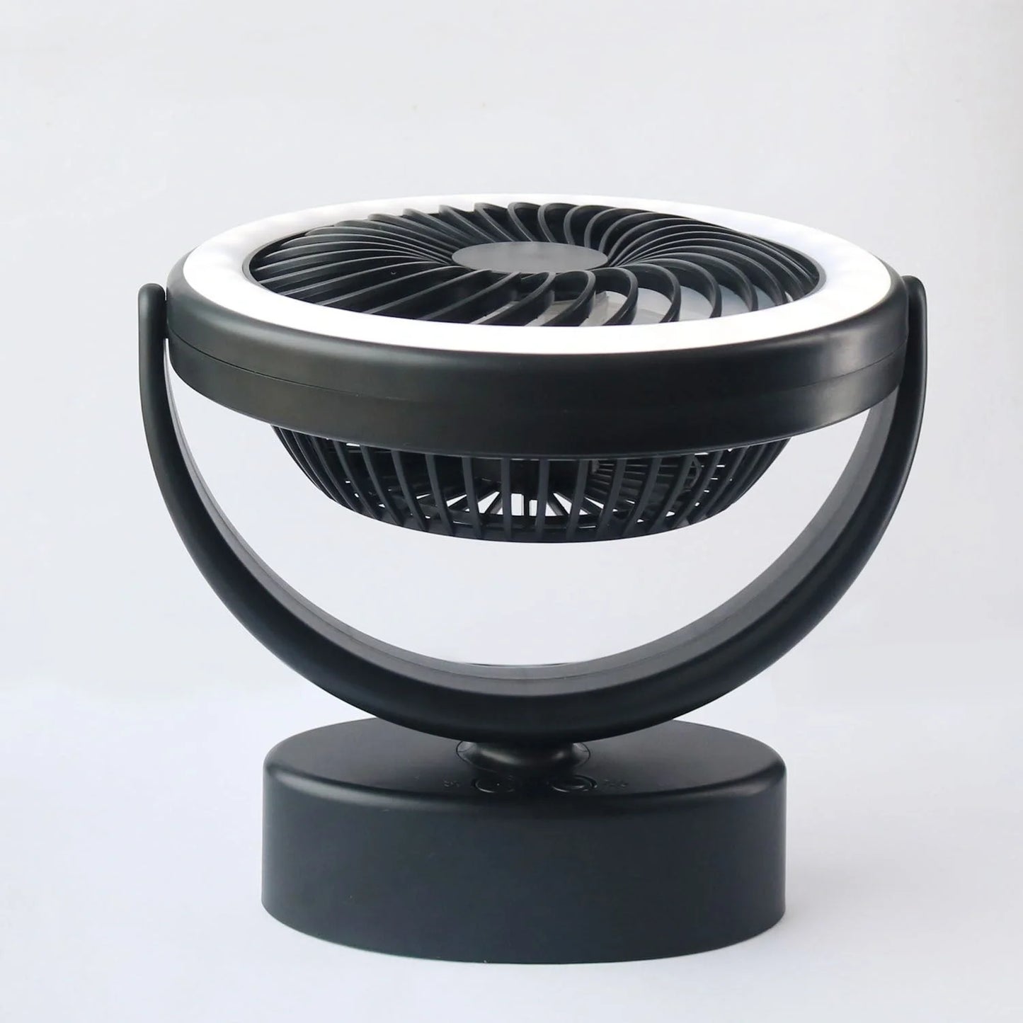 Portable LED Camping Lantern with adjustable fan and 18 high-brightness LED lights