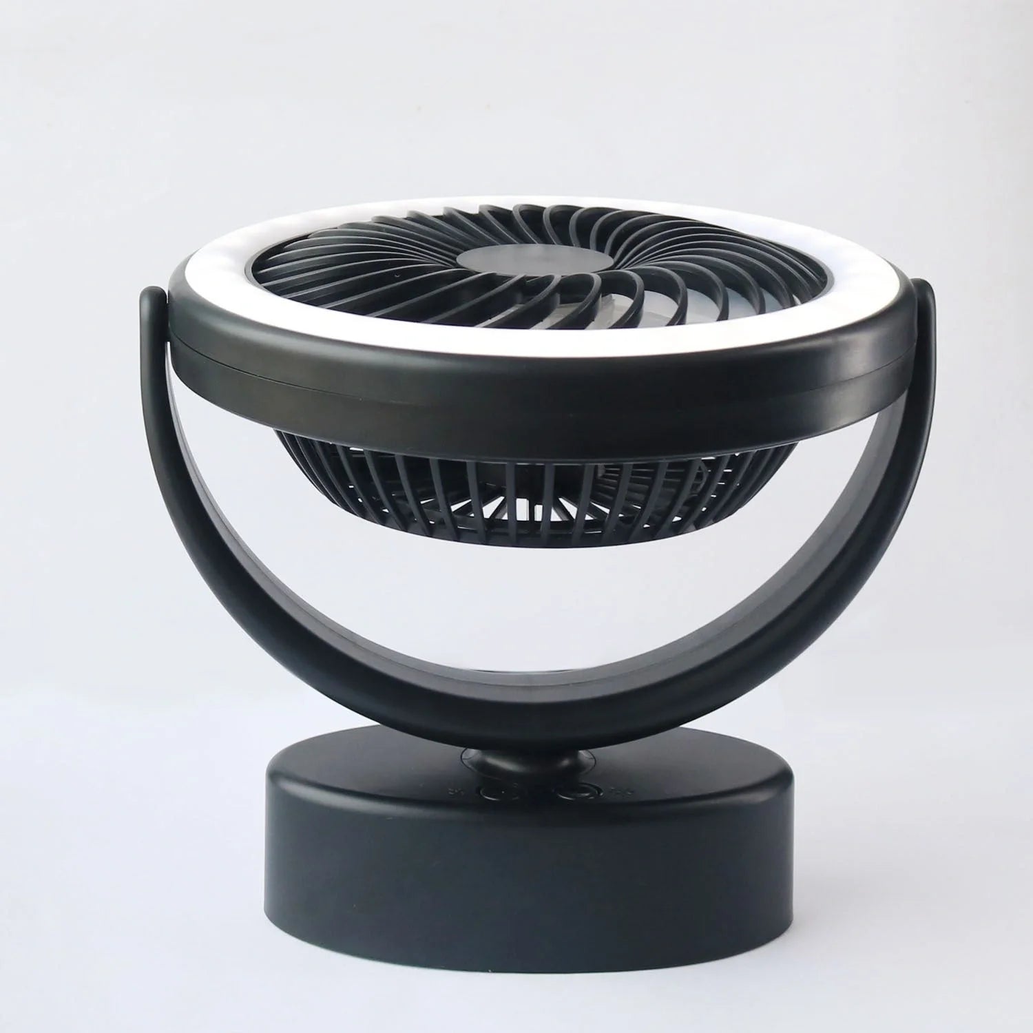 Portable LED Camping Lantern with adjustable fan and 18 high-brightness LED lights