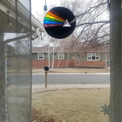 Mesmerizing abstract Moon-themed wall art in round and oval shapes, made of premium acrylic materials for a captivating living room decor piece.