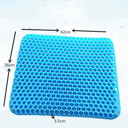 Breathable Honeycomb Car Seat Cushion with TPE Gel for enhanced comfort and support