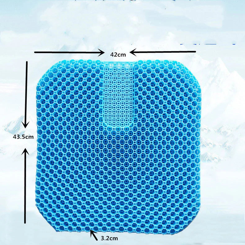 Breathable Honeycomb Car Seat Cushion with TPE Gel for enhanced comfort and support