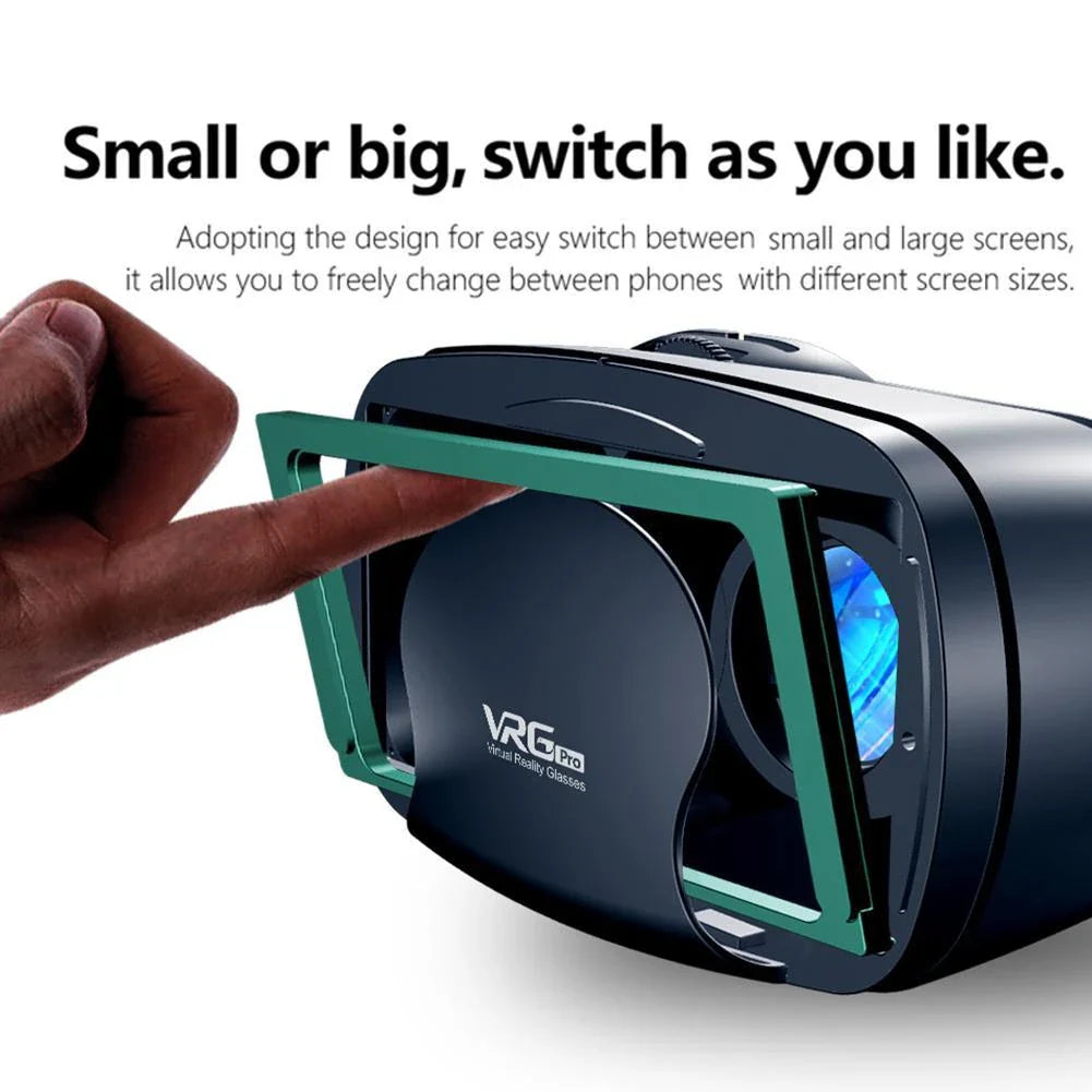 Premium Virtual Reality Headset for Smartphones with Adjustable Headset, 120-Degree Panoramic View, and Smartphone Compatibility