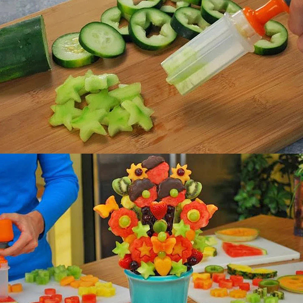 Premium fruit and vegetable carving tool with innovative design for creating beautiful garnishes and decorations