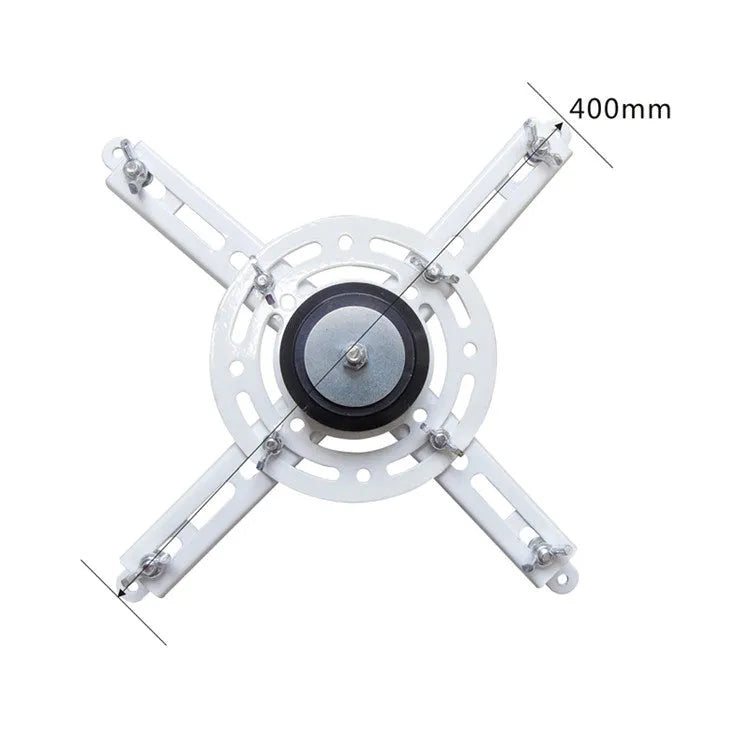 Projector machine electric lifting hanger with ultra-thin 10cm chassis and wireless remote control, available in 0.8m, 1m, or 1.5m lift travel, featuring a 48W synchronous motor for a maximum 10kg load.