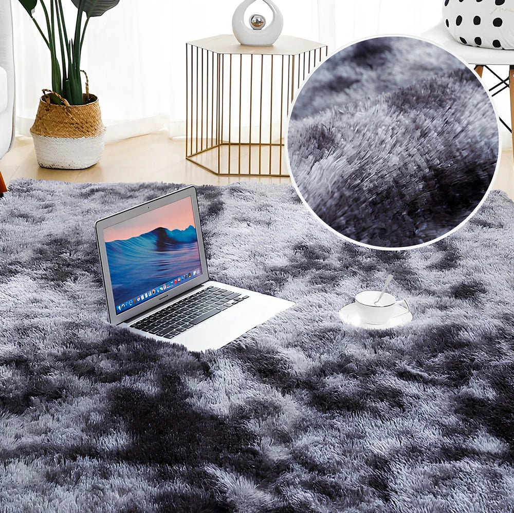 Chinese-style plush living room carpet showing traditional design elements and thick pile texture