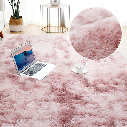 Chinese-style plush living room carpet showing traditional design elements and thick pile texture