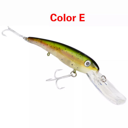 20CM Glossy Mino Fishing Lure with vibrant colors and durable ABS construction