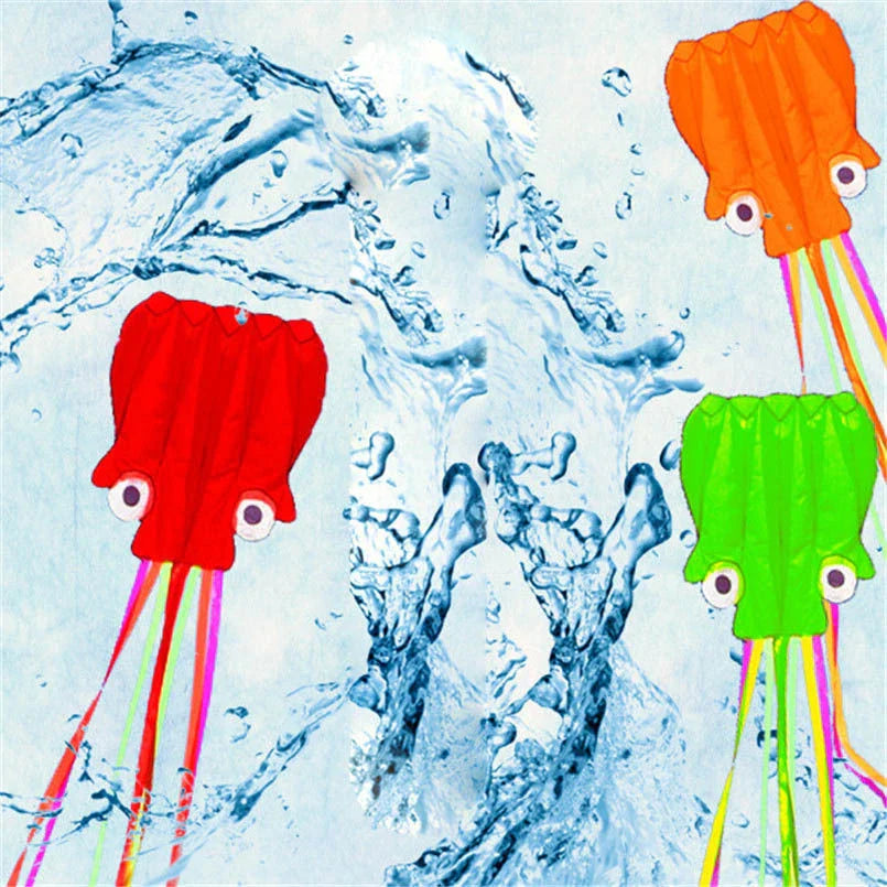 Captivating 4-meter Octopus Kite with vibrant colors and streamlined design for impressive aerial displays.