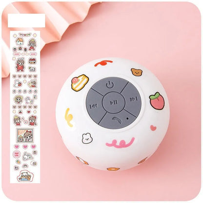 Small waterproof Bluetooth speaker with suction cup in various colours