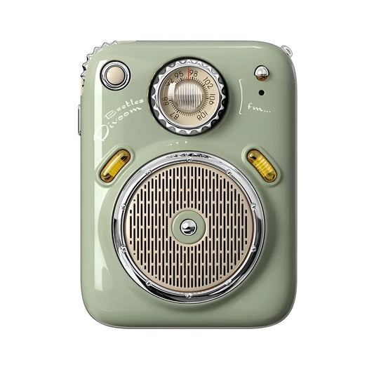 Compact FM Four in One Bluetooth Speaker and Smart Radio in choice of four colours