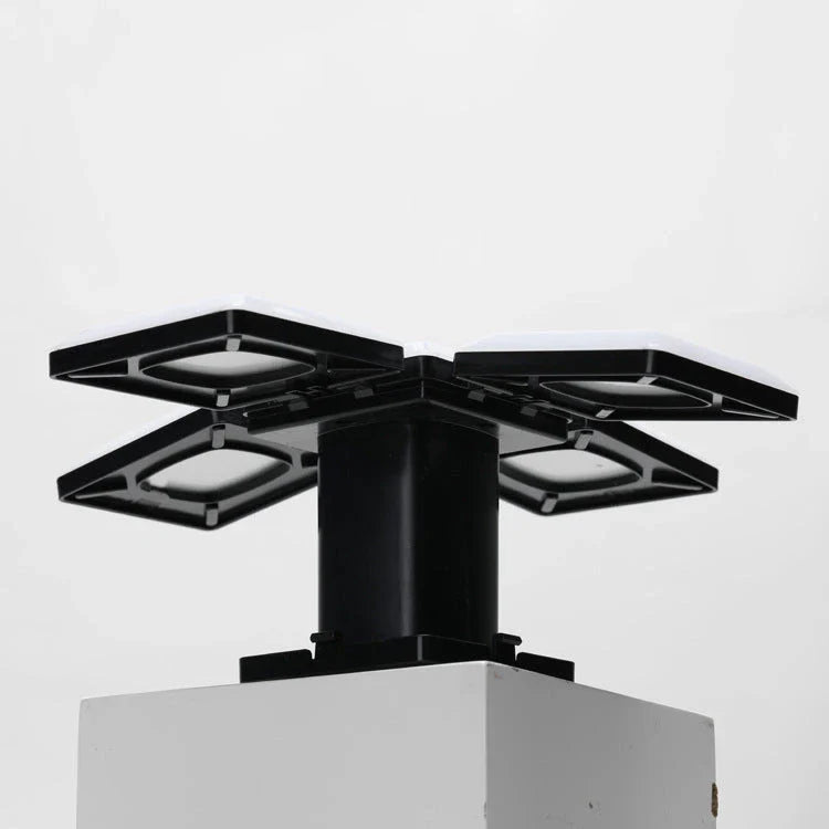 Versatile square LED night light with adjustable brightness and flip-out design for customizable lighting in any room