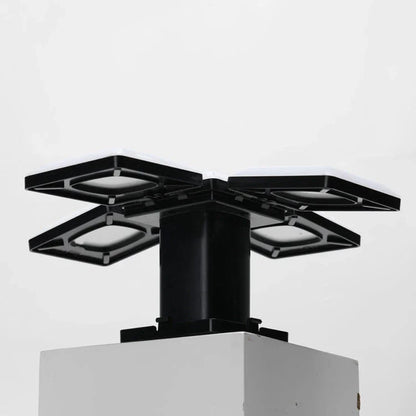 Versatile square LED night light with adjustable brightness and flip-out design for customizable lighting in any room