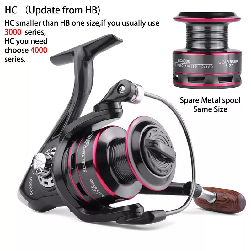 Sea Pole Round Long Cast Fishing Gear with spinning wheel reel for smooth casting