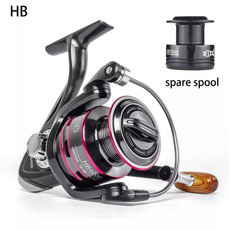 Sea Pole Round Long Cast Fishing Gear with spinning wheel reel for smooth casting