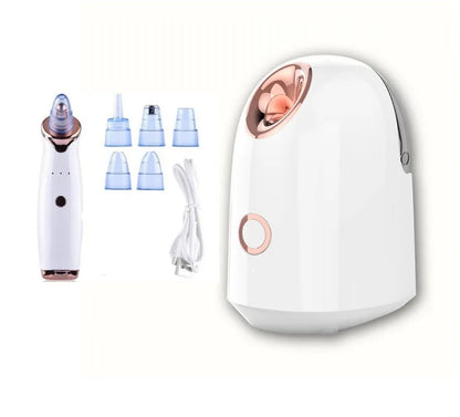 White 220V 280W steam facial spray hydration apparatus with 150ml tank and thermal mist