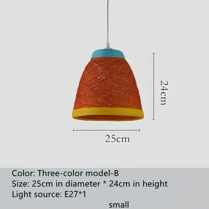 Rattan woven ball hanging lamp with adjustable 1.2m height and natural materials