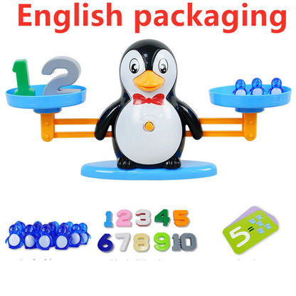 Engaging Educational Balance Toy with colorful animal shapes and digital display for early math learning