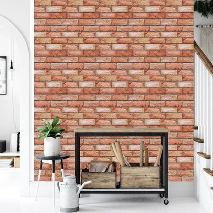 Brick wallpaper self-adhesive sticker for kitchen and bathroom walls, moisture-proof and oil-proof