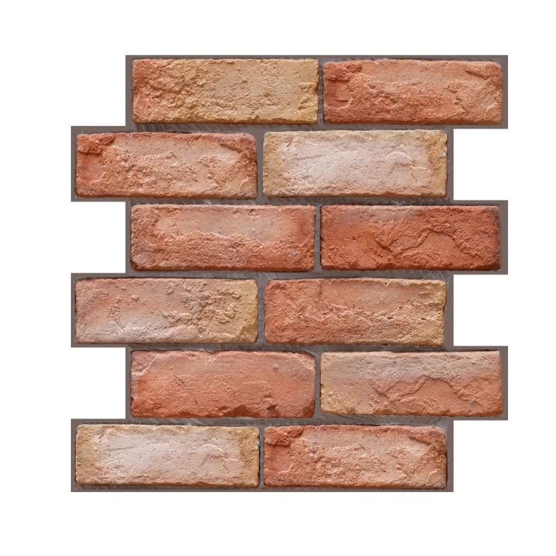 Brick wallpaper self-adhesive sticker for kitchen and bathroom walls, moisture-proof and oil-proof
