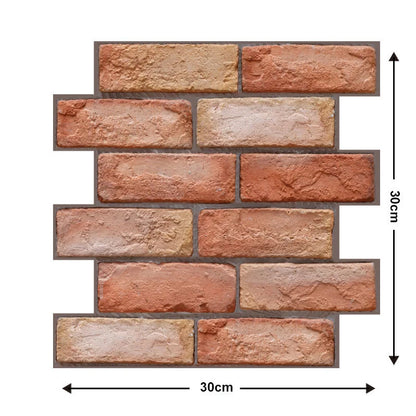 Brick wallpaper self-adhesive sticker for kitchen and bathroom walls, moisture-proof and oil-proof