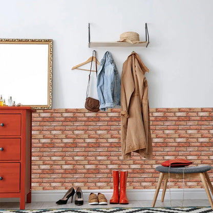 Brick wallpaper self-adhesive sticker for kitchen and bathroom walls, moisture-proof and oil-proof