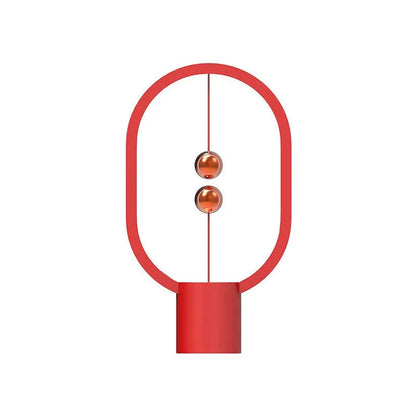 Mini smart magnetic switch USB LED table lamp with floating switch, plastic shade, 55x140x250mm