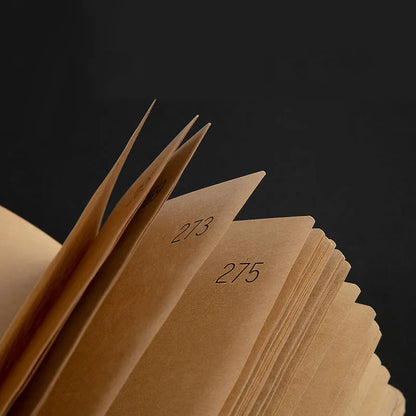 Hardcover A5 locked diary with wireless binding in beige camel colour with included lock