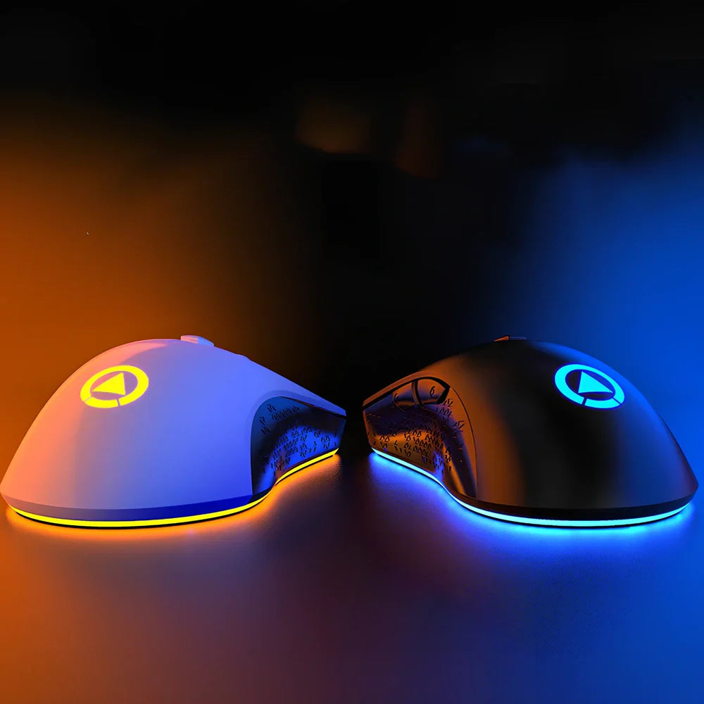 G402 RGB mechanical gaming mouse in matte black with 121mm length, 7 keys, and adjustable 4000 DPI sensor