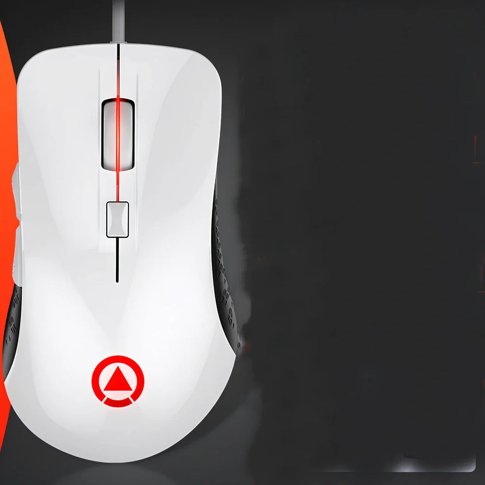 G402 RGB mechanical gaming mouse in matte black with 121mm length, 7 keys, and adjustable 4000 DPI sensor