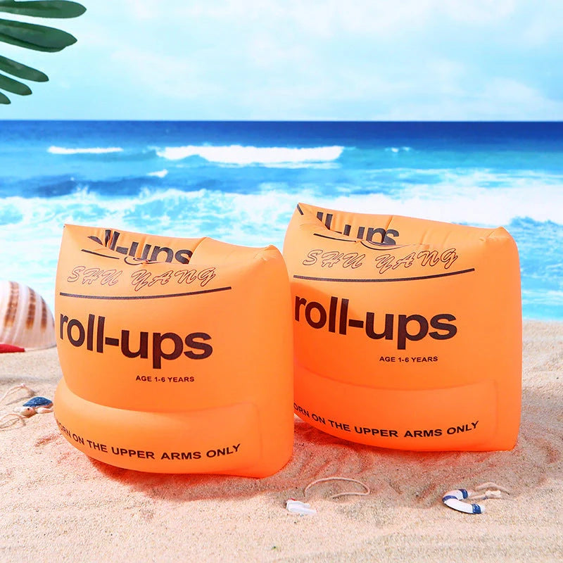 High-density PVC inflatable arm ring for swimming, 24*19cm, available in multiple colors