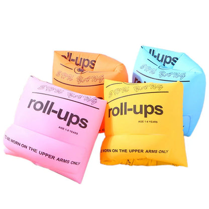 High-density PVC inflatable arm ring for swimming, 24*19cm, available in multiple colors