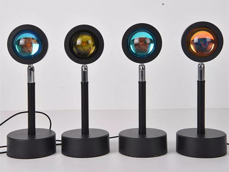 WiFi LED Sunset Projector Light with 16 color options and smart control