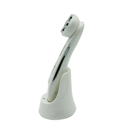 Facial LED light beauty instrument made of ABS, 165x45x46mm, USB rechargeable with 750mAh battery.