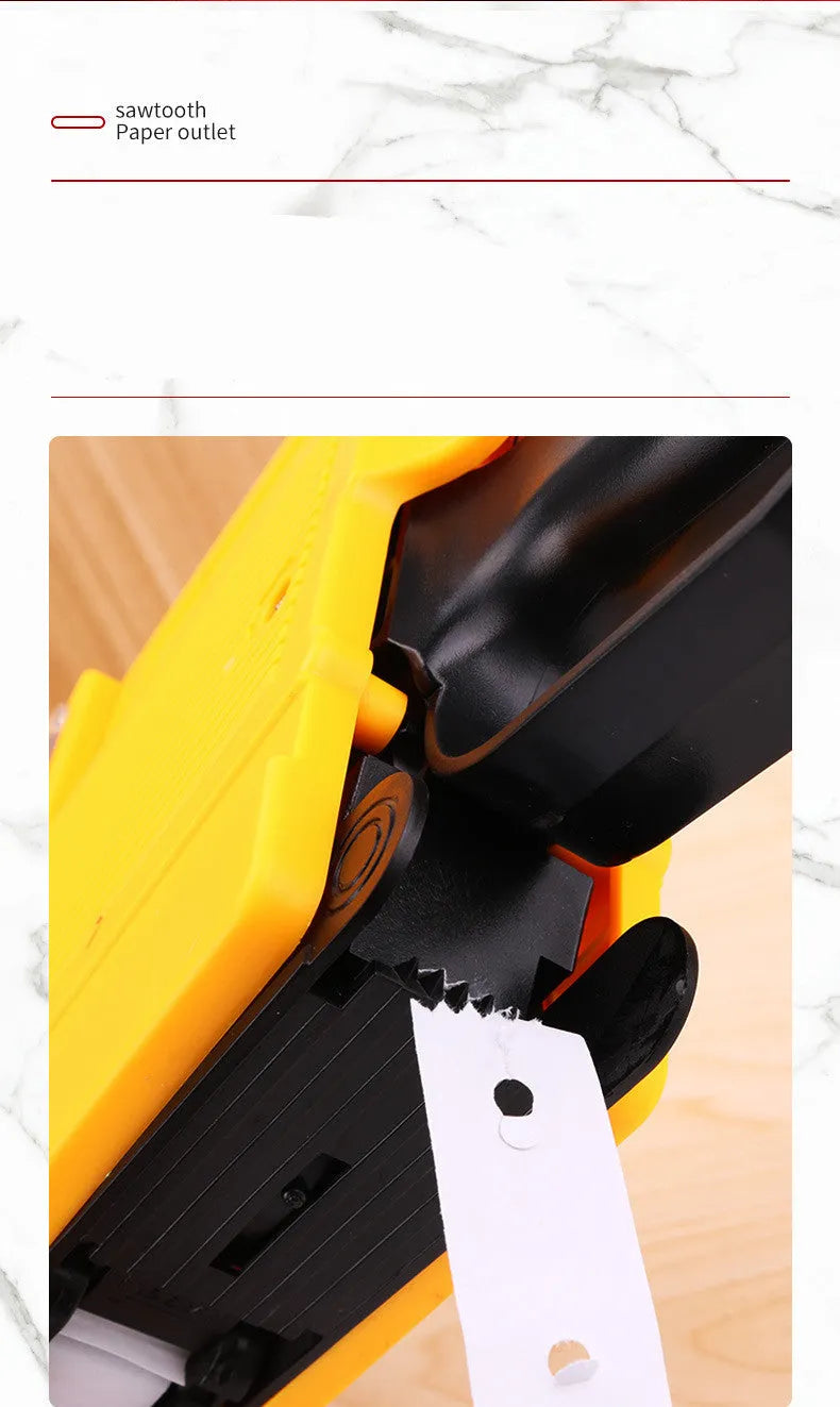 Price coding machine for supermarkets with free ink roller and five paper rolls included, manual operation with bidirectional printing for bottle labelling and price marking in red, blue, or yellow colour options