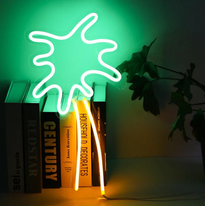 Creative hanging wall bar atmosphere light with USB cable in one of 10 colour options