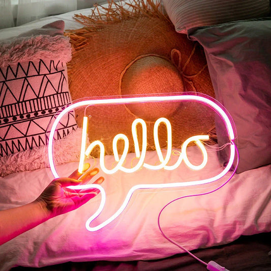 Creative hanging wall bar atmosphere light with USB cable in one of 10 colour options