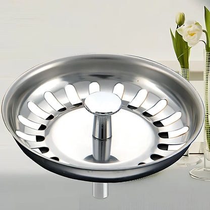 79.3mm stainless steel kitchen sink drainer sealing water umbrella on kitchen counter