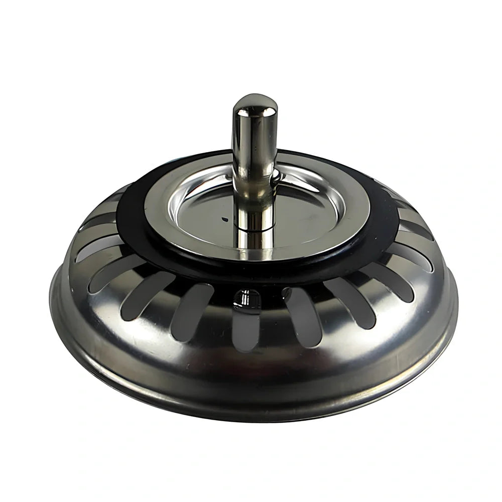 79.3mm stainless steel kitchen sink drainer sealing water umbrella on kitchen counter