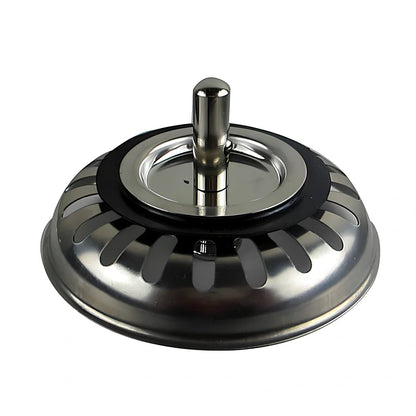 79.3mm stainless steel kitchen sink drainer sealing water umbrella on kitchen counter