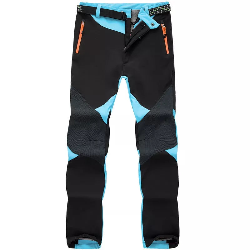 Ladies windproof waterproof soft shell cycling pants in multiple colors